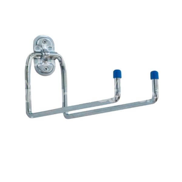 Aldeghi 4050az180 gancio a u doppio art. 4050azart. acciaio zincato applicazione parete mm 180
