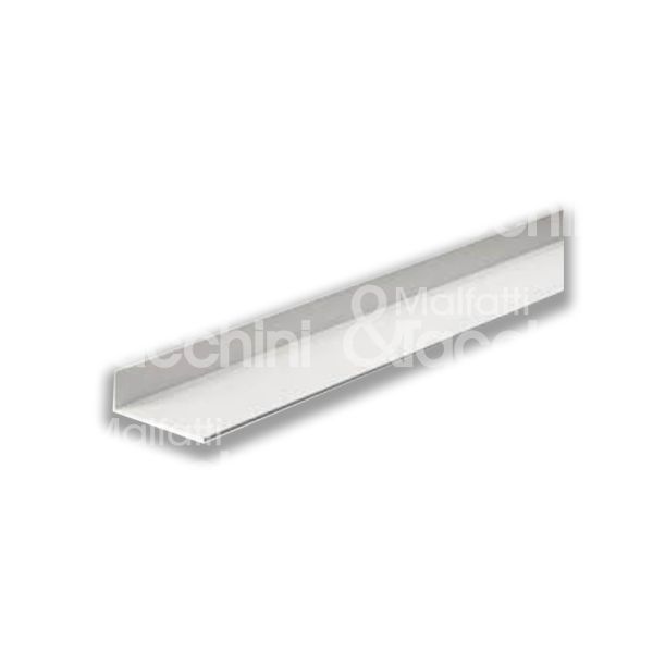 Arcansas 1557c1/op profilo pvc art. 1557c1/op sezione angolare colore bianco opaco l mm 1000 h mm 30 b mm 30 spessore mm 1