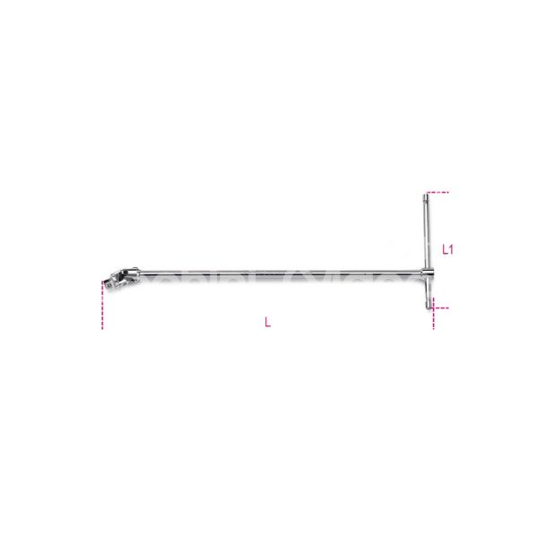 Beta 009200850 leva a t snodata art. 920/40 pollici maschio 1/2 pollici - l mm 490