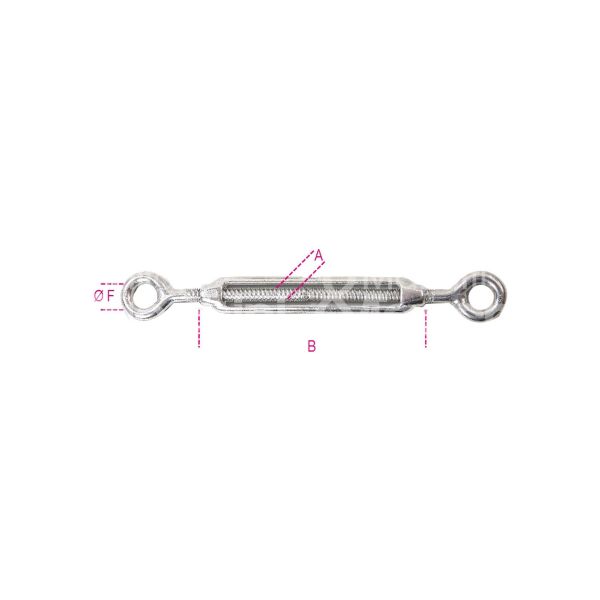 Beta 082050205 tenditore a 2 occhi art. 082050205 materiale inox aisi 316 pollici 3\16 - Ø mm m 5 - portata kg 115