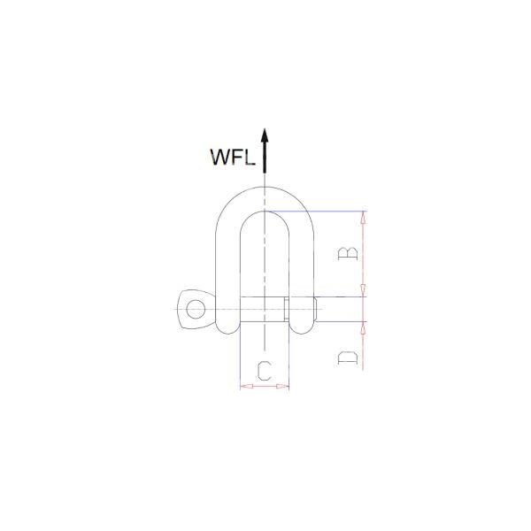 Beta 085240006 grilli diritti art. 085240006 ferro zincato - pollici 1/4 - Ø mm m 6 - portata kg 90