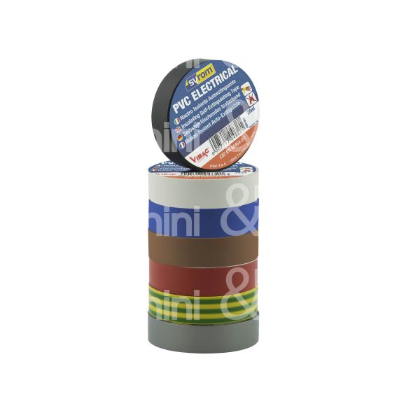 M&t nastri 4844 nastro isolante electrical art. 4844 colore rosso h mm 15 x l mt 10