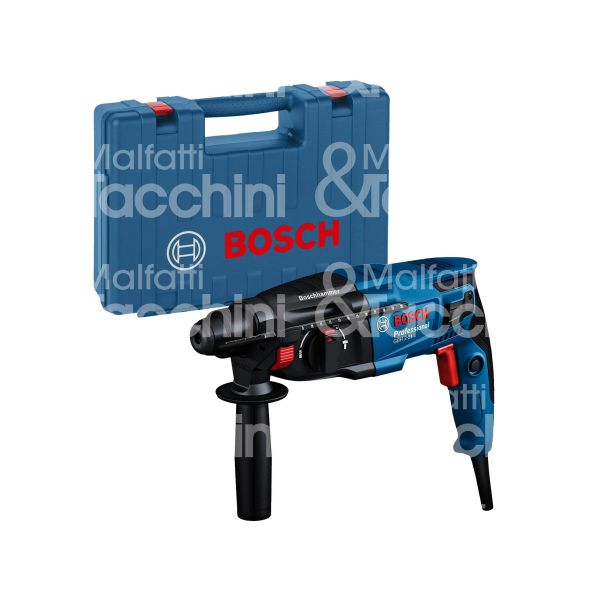 Bosch 06112a6000 martello perforatore gbh 2-21 linea professional potenza 720 w forza percussioni 2 j mandrino sds plus peso kg 2,3