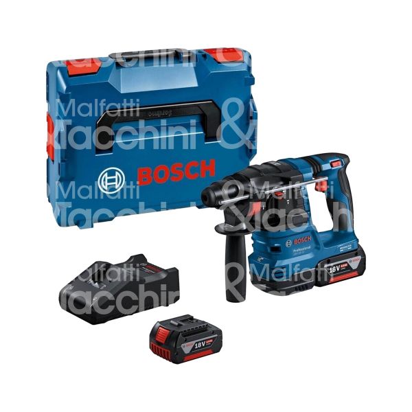 Bosch 611924002 martello perforatore gbh 18v-22 linea professional batteria 2 x 4,0 ah peso senza batteria kg 2,3