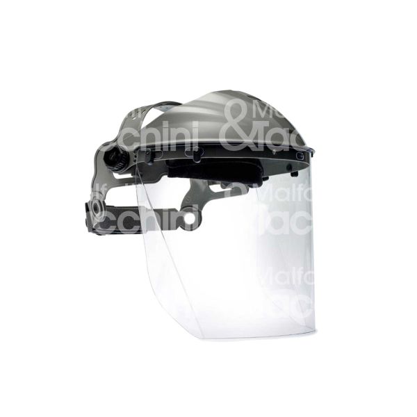 Bolle safety bl20pi visiera protezione ifs20 materiale policarbonato lenti trasparenti montatura grigio
