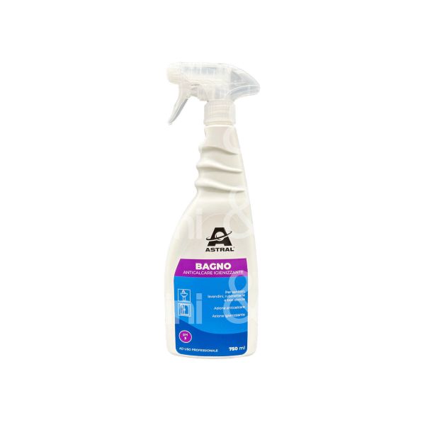 Astral pulizia pf6106 detergente anticalcare igienizzante art. pf6106 materiale bagno wc, lavandini, rubinetterie e box doccia capacità ml 750