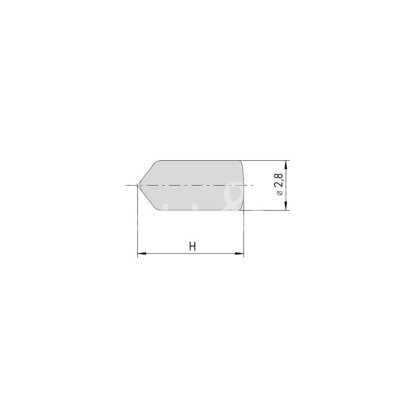 Cisa 07551030 perno n 3 per cilindri c2000 misura mm 6,5 Ø 2,8