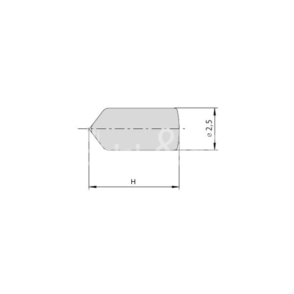 Cisa 07571790 perno Ø 2,5