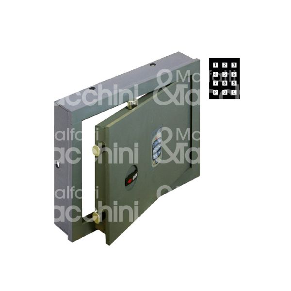 Cisa 83710400 cassaforte orizzontale sportello a combinazione l 420 x h 300 x n° catenacci 2 + 2