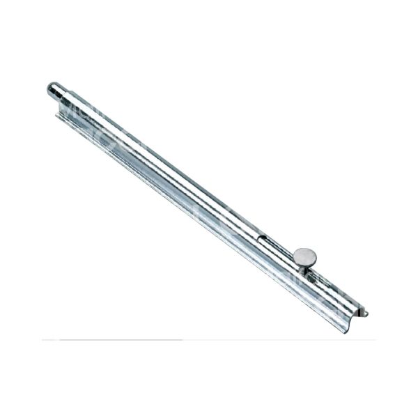 Comunello 73740 catenaccio verticale a saldare art. 737-40 acciaio zincata senza portalucchetto l mm 400 x h mm 25 sezione asta tonda misura mm 12
