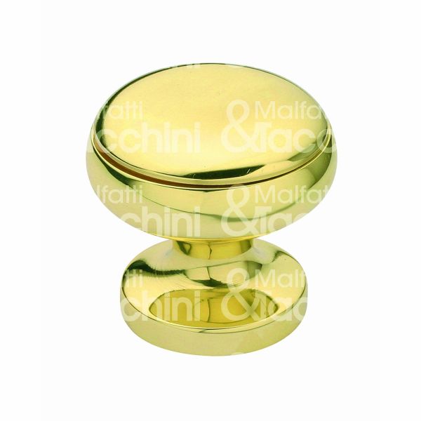 Cottali 32060crs pomolo centro porta zara ottone cromo satinato Ø mm 65 fissaggio niples esagonale Ø rosetta mm 52