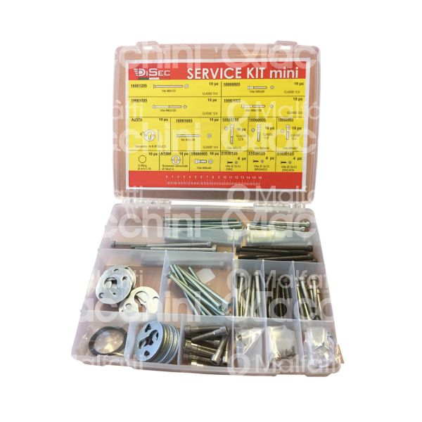 Disec servicekit service kit mini 132 pz misura 328 x 258 x 52