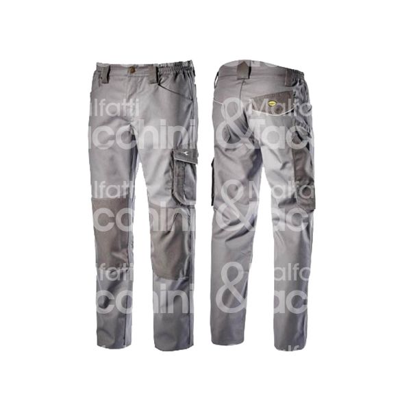 Diadora 160303gs pantalone rock taglia s colore grigio acciaio