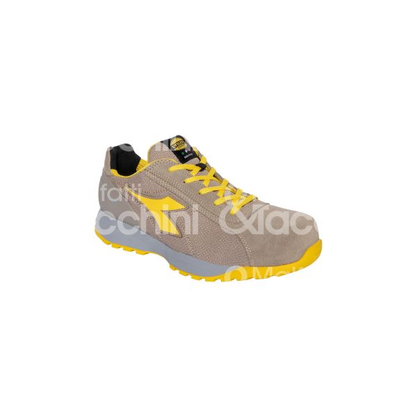 Diadora 177668n43 scarpa antinfortunistica bassa glove mds text low classe di protezione s1p hro src taglia 43 colore grigio roccia lunare tomaia tessuto scamosciato suola gomma nitrilica hro puntale acciaio 200 j lamina antiperforazione conformità en iso