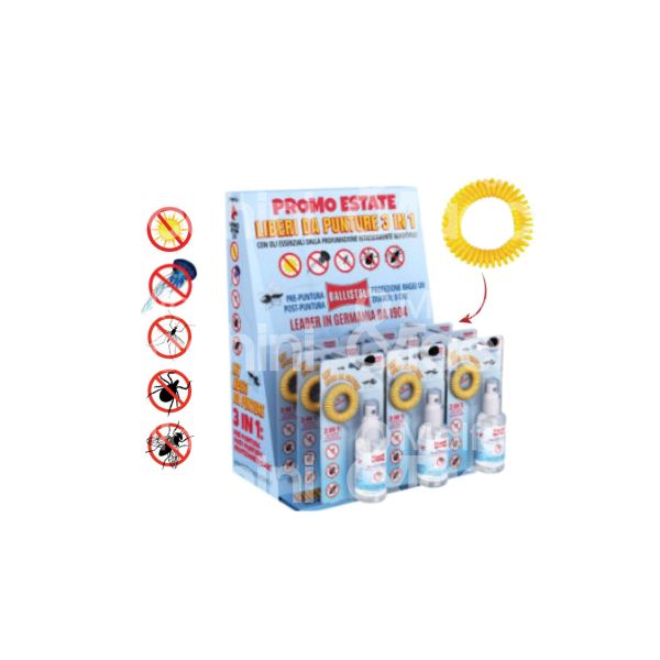 Defence system 98202  protezione art. 98202 erogazione spray utilizzo zanzare confezione pz 18 contenuto ml 100