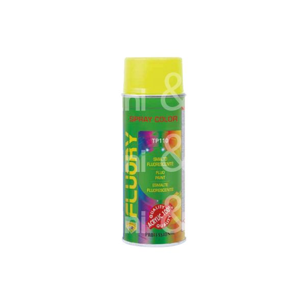 Eco service 90110/101p bomboletta smalto acrilico spray art. 90110/101p fluorescente colore giallo ml 400