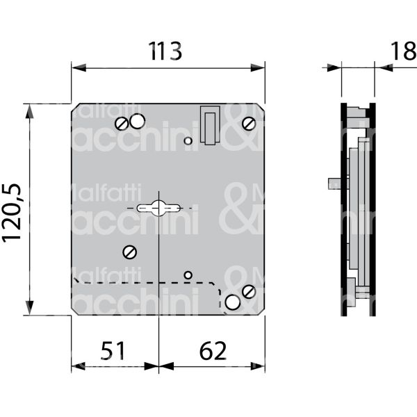 Fiam 31320000 serratura interna ambidestra chiavi : 3 lunghezza 75 cifratura kd