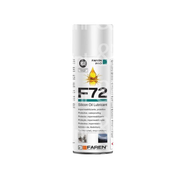 Farmicol spa 972003 lubrificante f 72 utilizzo silicone spray contenuto ml 400