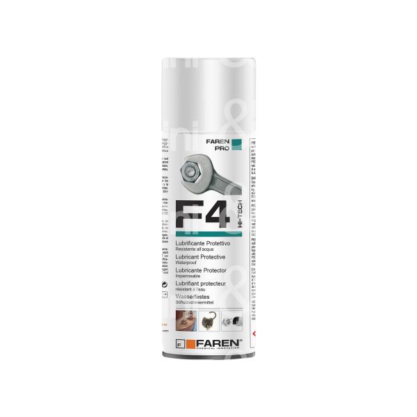 Farmicol spa 974003 lubrificante spray f 4 utilizzo sbloccante multiuso contenuto ml 400