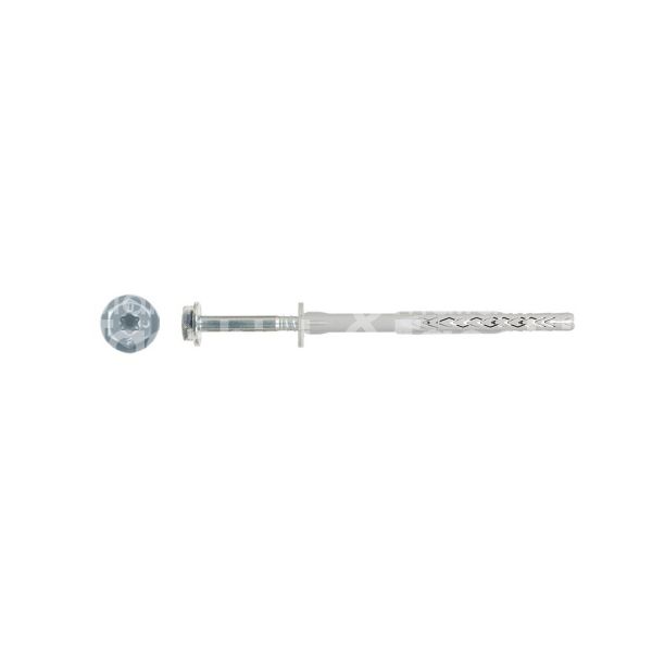 Fischer 522719 tassello nylon con vite sxrl 10x80 fus impronta esagono mm 13 - t 40 Ø foro mm 10 l mm 80