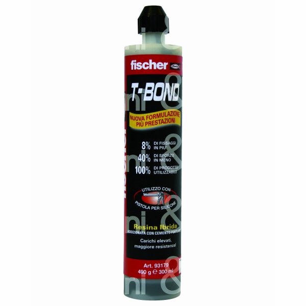 Fischer 93179 cartuccia tassello chimico t-bond contenuto ml 300