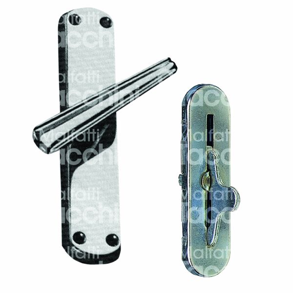 Ghidini 66802408003 cremonese milano metalmec cromato movimento gola lupo centrale l mm 35 h mm 165