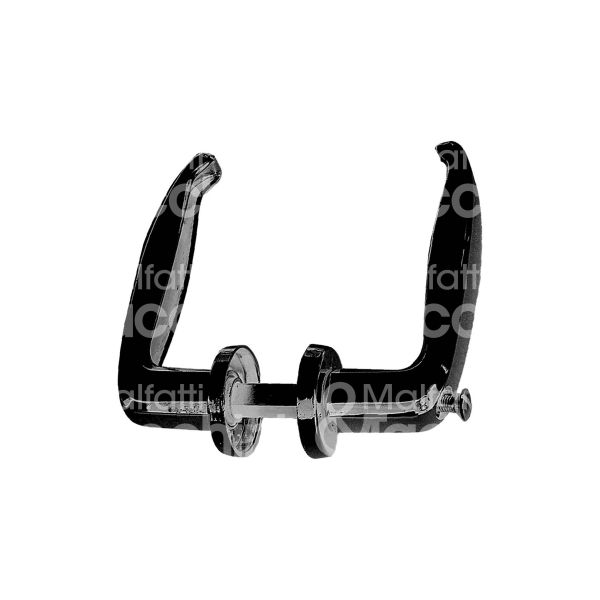 Ghidini 66970045016 maniglia per cancelli lara metalmec nero quadro mm q.8 x 45 fissaggio vite in testa