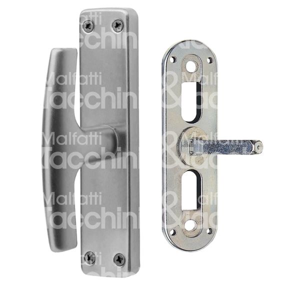 Ghidini 77400403001 cremonese gabry alluminio argento movimento graz + quadro 7 l mm 34 h mm 150