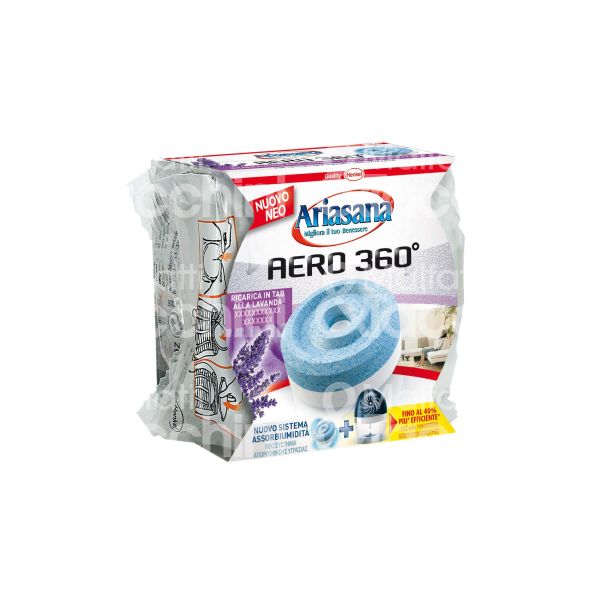 Henkel 1680991 ariasana ricarica aero 360 pastiglia contenuto gr. 450 profumazione inodore