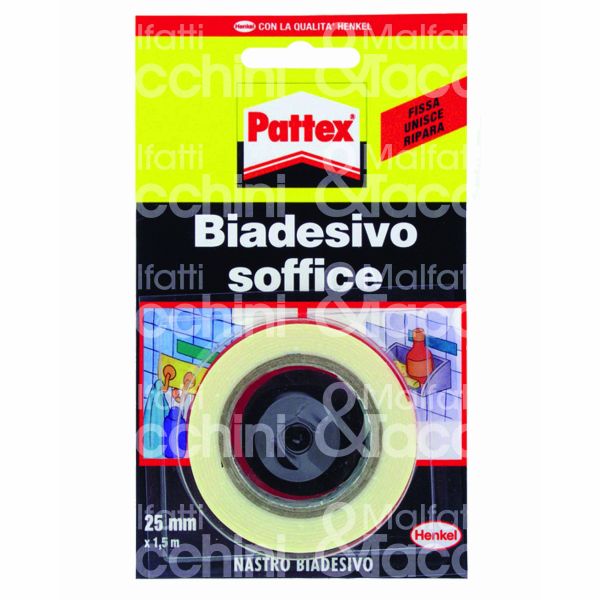 Henkel 578686 nastro biadesivo pattex h mm 25 x l mt 1,5