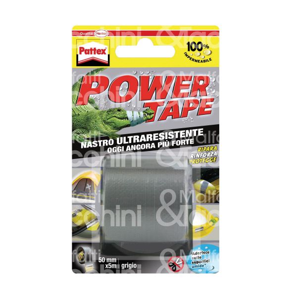 Henkel 579006 nastro americano power tape colore nero h mm 50 x l mt 5