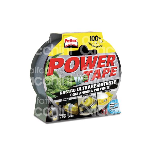 Henkel 579001 nastro americano power tape colore grigio h mm 50 x l mt 25