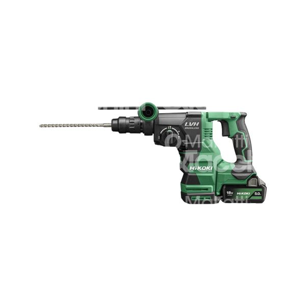 Hikoki dh1826dcwpz martello tassellatore brushless in valigetta dh1826dcwpz potenza 18 v forza percussioni 3,2 j batteria 2 x 5 ah mandrino sds plus peso kg 3,7