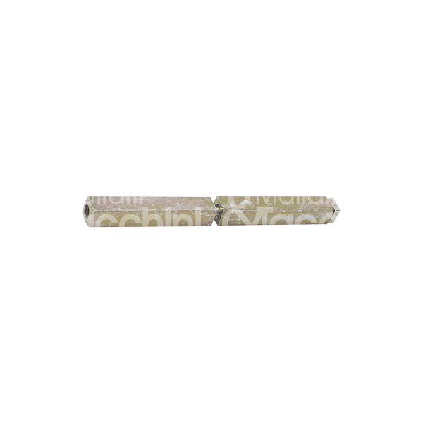 Hoppe ag 635276 quadro maniglia sdoppiato asimmetrico per maniglioni antipanico mm 55x38 - Ø 5,2 quadro 9 zincato