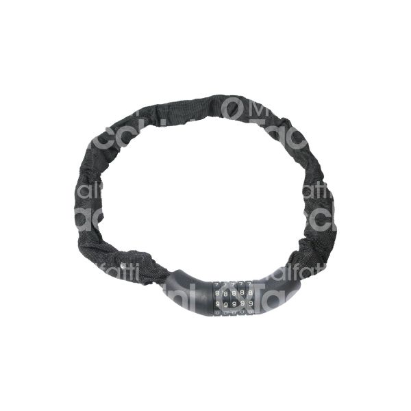 Ilsa 85602 catena antifurto art. 85602 chiusura combinazione acciaio ricoperto tessuto Ø mm 6 l mm 1000