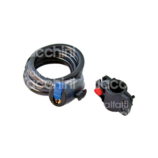 Ilsa cx11587120 cavo antifurto art. cx11587120 chiusura chiave acciaio ricoperto pvc Ø mm 12 l mm 1500