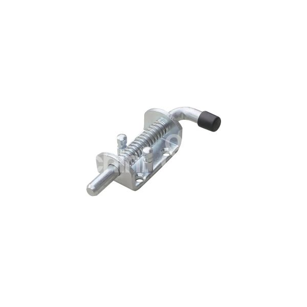 Ibfm 057 catenaccio a molla art. 057 acciaio zincato senza portalucchetto l mm 135 x h mm 49 sezione asta tonda