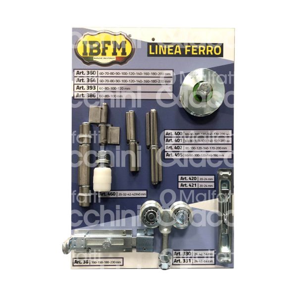 Ibfm esp2 espositore linea ferro ibfm utilizzo da banco