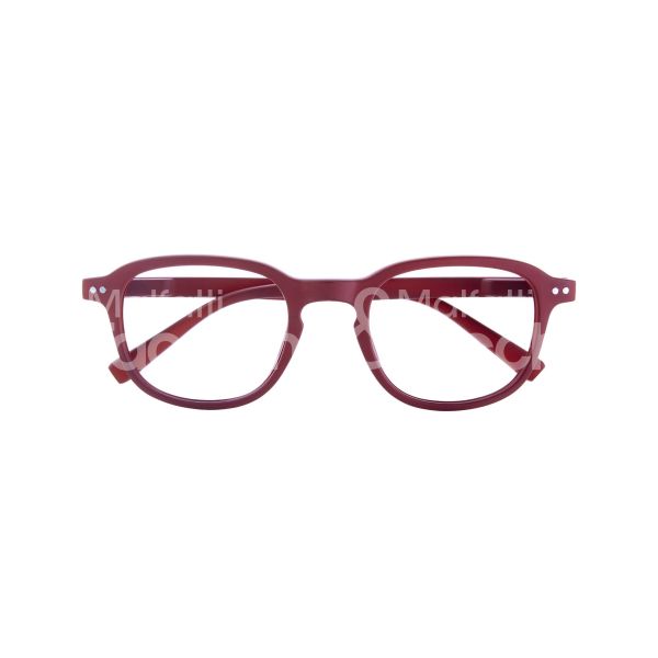 Ioi industrie ottiche italiane dakros250 occhiale da lettura dakota montatura plastica colore rosso gradazione +2.5