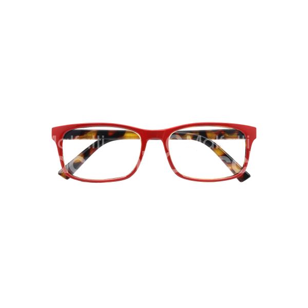 Ioi industrie ottiche italiane ec1501e occhiale da lettura tennessee montatura plastica colore rosso gradazione +3.0
