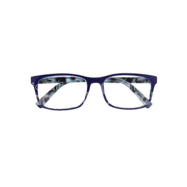 Ioi industrie ottiche italiane ec1502f occhiale da lettura tennessee montatura plastica colore blu gradazione +3.5