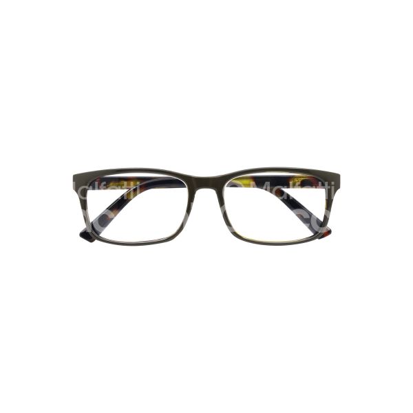 Ioi industrie ottiche italiane ec1503e occhiale da lettura tennessee montatura plastica colore marrone gradazione +3.0