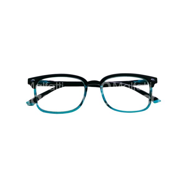 Ioi industrie ottiche italiane hawnebl150 occhiale da lettura hawaii montatura plastica colore nero-blu gradazione +1.5