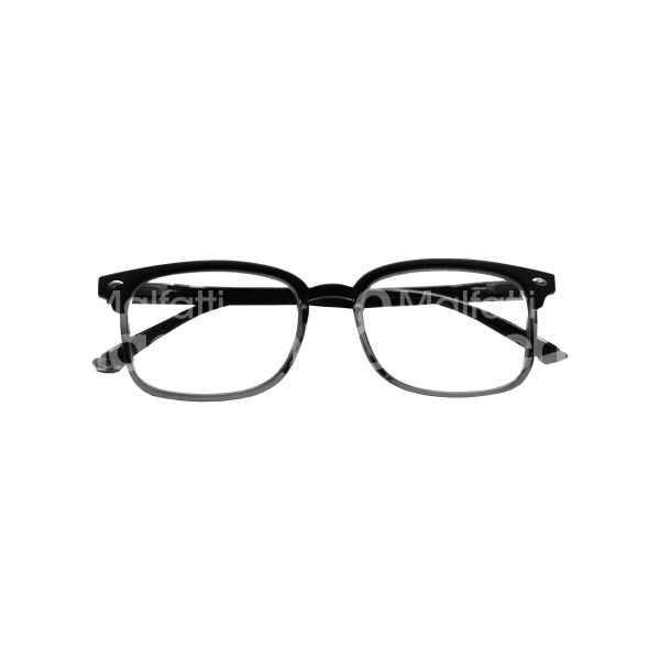 Ioi industrie ottiche italiane hawnegri200 occhiale da lettura hawaii montatura plastica colore nero-grigio gradazione +2.0