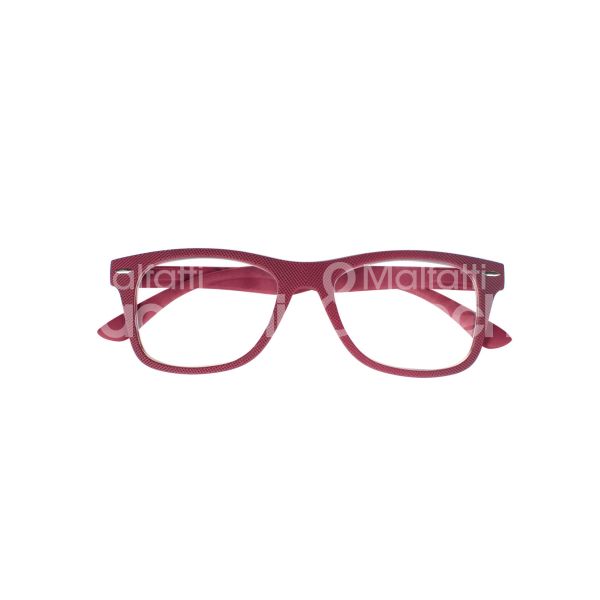 Ioi industrie ottiche italiane illiros150 occhiale da lettura illinois montatura plastica colore rosso gradazione +1.5