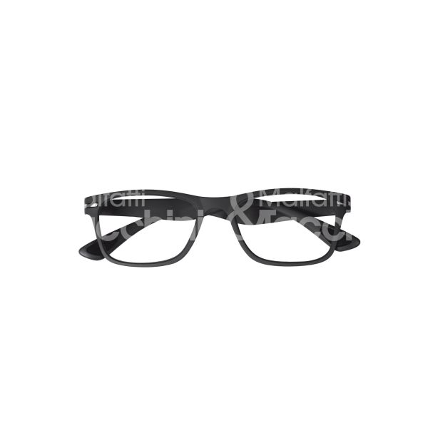Ioi industrie ottiche italiane oklanero100 occhiale da lettura oklahoma montatura plastica colore nero gradazione +1.0