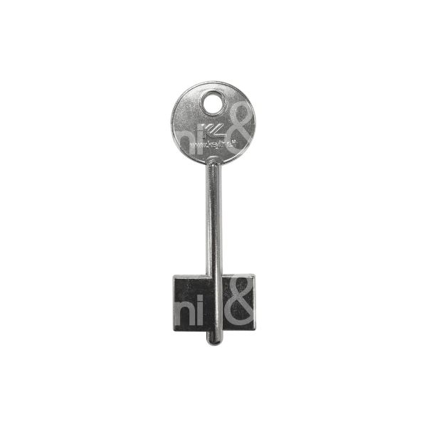 Keyline 2c7 chiavi doppia mappa ottone nikelato