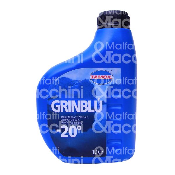 Lubex 654 liquido per radiatori grinblu utilizzo auto lt. 1 colore blu temperatura -20
