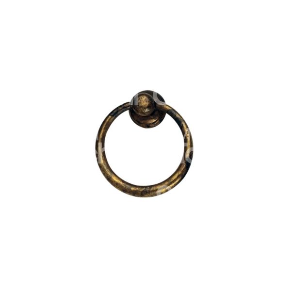 Metal group mg2622 maniglietta per mobili ad anello art. mg2622 ottone antico Ø mm 22