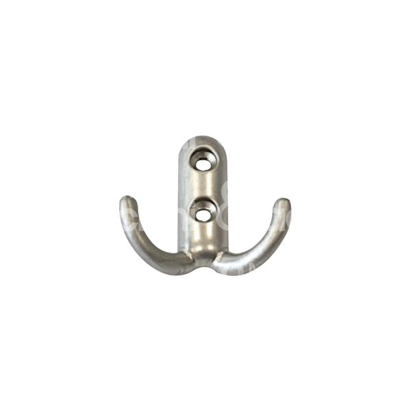 Metal group mg40095gd gancio doppio art. mg40095 zama cromo opaco misura mm 44 x 44 x 18